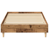 Bed Frame No Mattress Old Wood 90x200 cm Engineered Wood 861055