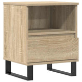 Bedside Cabinet Sonoma Oak 40x35x50 cm Engineered Wood 830642