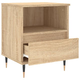 Bedside Cabinets 2 pcs Sonoma Oak 40x35x50 cm Engineered Wood 830611
