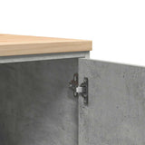Garage Storage Cabinet Concrete Grey 60x51x85 cm Solid Wood Pine 860574