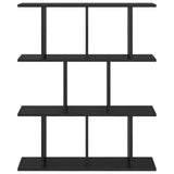 Wall Shelf Black Oak 102 x 20 x 96 cm Engineered Wood 8012213