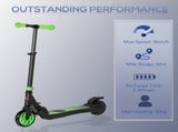 Folding Electric Scooter with Brake, for Ages 6 Years, 8km/h Maximum Speed, Green T3398P349447