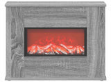 Electric Fireplace Grey Sonoma 47 x 18 x 48 cm Engineered wood 8021068