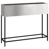 Raised Garden Planter Silver 100 x 26 x 82 cm Stainless steel 865880