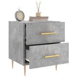 Bedside Cabinets 2 pcs Concrete Grey 40x35x47.5 cm Engineered Wood 827285