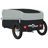 Bike Trailer Black and Grey 30 kg Iron 94035