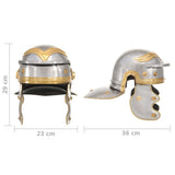 Roman Soldier Helmet Antique Replica LARP Silver Steel 286210