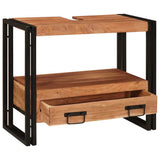 Vanity Cabinet Brown 71 x 33 x 58 cm Solid Acacia Wood 4102770