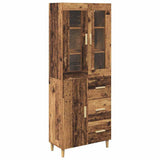 Highboard Old Wood 69.5 x 34 x 180 cm Engineered Wood 3415771