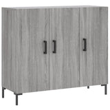 Sideboard Grey Sonoma 90x34x80 cm Engineered Wood 828114