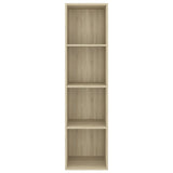 Wall-mounted TV Cabinet Sonoma Oak 37x37x142.5 cm Engineered Wood 805492