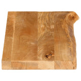 Table Top Live Edge 90x40x3.8 cm Solid Wood Mango 370491