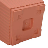 Plant Pots 6 pcs Brick Red Plastic 3403294