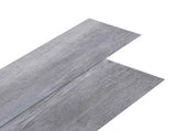 Flooring Planks 5.02 m 36 pcs PVC Matte wood grey 42046312