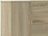 Headboard Cabinet with LED Sonoma 180 x 16.5 x 103.5 cm 8006545