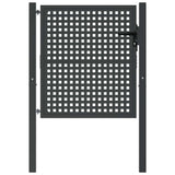 Garden Gate Anthracite 100x100 cm Steel 154560