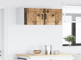 Wall Cabinet PORTO 2 pcs Old Wood 40 x 31 x 40 cm 885242