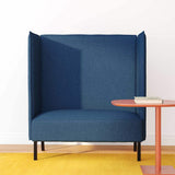 Highback Sofa Blue 109 x 56 x 121 cm Fabric 42010840
