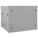 Network Cabinet with Storage Grey 60 x 60 x 50 cm Steel 42017639