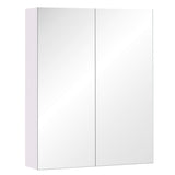 Mirror Cabinet, Wall Mount Bathroom Storage Cabinet with Adjustable Shelf, Double Door Cupboard, 60 T3398P341477