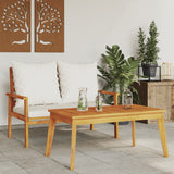 Garden Dining Table 100x55x45 cm Solid Wood Acacia 366383