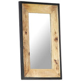 Mirror 80x50 cm Solid Mango Wood 321630
