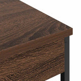 Bedside Cabinet 2 pcs Brown Oak 41 x 31 x 51 cm Engineered Wood 859544