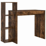 Desk with Shelf Smoked Oak 100 x 40 x 90 cm Engineered Wood 869318