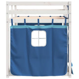 Bunk Bed without Mattress Blue 75x190 cm Small Single Solid Wood Pine 3283914