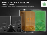 40L Dual Compartment Stainless Steel Bin, with Deodoriser Holders - Black T3398P344193