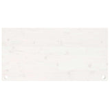 Desk Top White 110x55x2.5 cm Solid Wood Pine 824461
