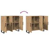Sideboard Artisan Oak 90 x 34 x 80 cm Engineered Wood 862954