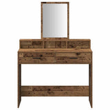 Dressing Table Old Wood 100 x 41 x 140 cm Engineered Wood 865152
