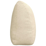 Back Pillow Cream 180 x 24 x 50 cm Fabric 42014564
