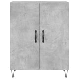Highboard Concrete Grey 69.5x34x180 cm Engineered Wood 3198373