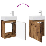 Bathroom Vanity Unit with Tap Old Wood 45.5 x 22.5 x 84 cm 889459