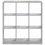 Bookcase Concrete Grey 102x32x108 cm Engineered Wood 3307840