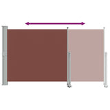 48346 Patio Retractable Side Awning 140 x 300 cm Brown