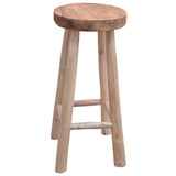 244545 Bar Stool Solid Teak Wood