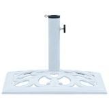 Umbrella Base White 12 kg 49 cm Cast Iron 47867