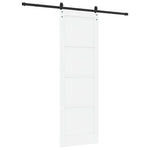 Sliding Door Manual White and black 78 x 232 cm 3333307