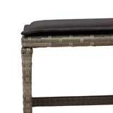 Garden Dining Set Grey, Dark Grey 3211172