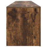 TV Cabinet with LED Lights Smoked Oak 120x35x40 cm 815684