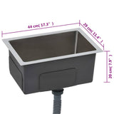 Handmade Kitchen Sink Stainless Steel 145076