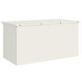 Outdoor Storage Box White 100 x 50.5 x 50 cm Steel 874561