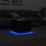 Coffee Table Black Engineered wood 50 cm x 50 cm x 40 cm 839869
