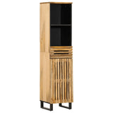 Sideboard 38x34x160 cm Solid Wood Rough Mango 377544
