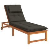 Sunlounger Cushion GEMERT 100% Polyester Anthracite 947523