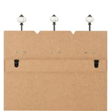 Wall-mounted Coat Rack with 6 Hooks 120x40 cm FAMILY RULES 245854