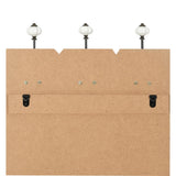 Wall-mounted Coat Rack with 6 Hooks 120x40 cm FAMILY 245856
